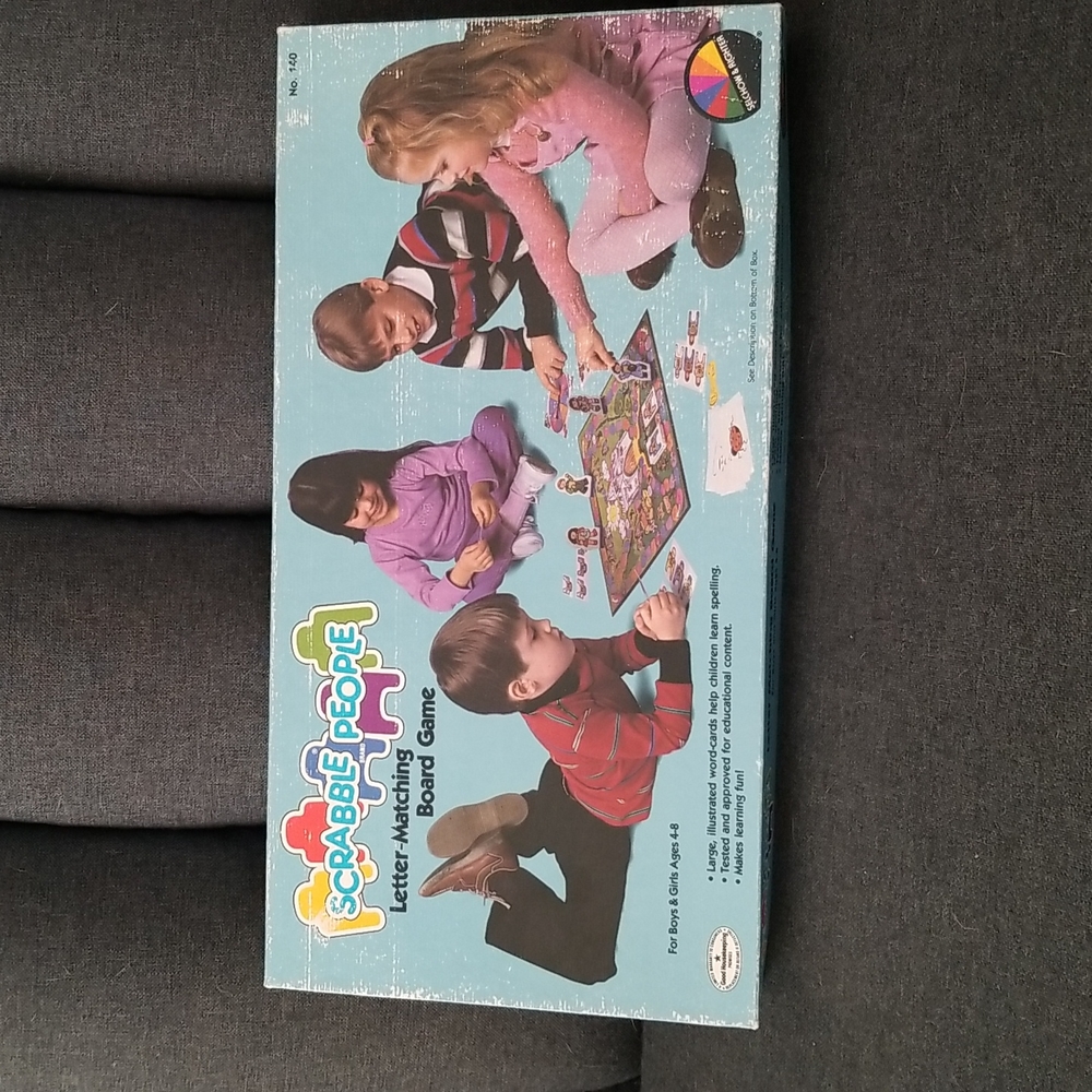 1985 Scrabble People Kids board game